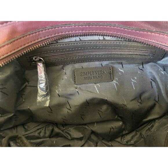 Simply Vera Wang Satchel Crossbody Bag Handbag Purse - New - Picture 9 of 10